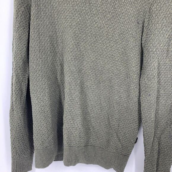 Frederik Anderson Copenhagen Mens Small Cardigan Sweater‎ Fisherman Waffle Knit - Picture 8 of 10